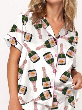 Sheshow Champagne Bottle Pajama Set